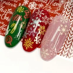 Julia Holiday Soft Paper Glitter / Colorful Snowflakes Nail Art 7 Julia Holiday Soft Paper Glitter / Colorful Snowflakes Nail Art