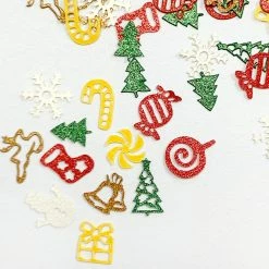 Julia Candy Nails - 20% Off Holiday Soft Paper Glitter / Holiday Spirit