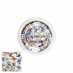 Julia Delicate Soft Paper Glitter / Rainbow Butterflies