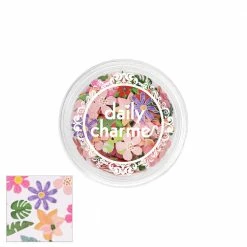 Julia Summer Nails Floral Soft Paper Glitter / Crazy Plant Lady