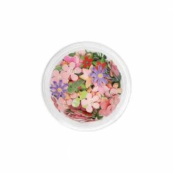 Julia Summer Nails Floral Soft Paper Glitter / Crazy Plant Lady