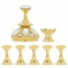 Daily Charme Mermaid Princess Nail Tip Stand 8PC Set