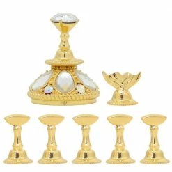 Daily Charme Mermaid Princess Nail Tip Stand 8PC Set