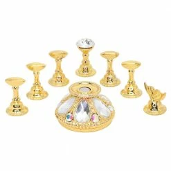 Daily Charme Mermaid Princess Nail Tip Stand 8PC Set