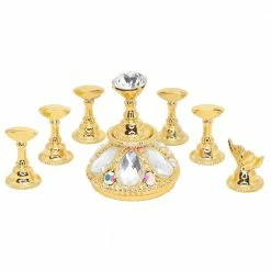 Daily Charme Mermaid Princess Nail Tip Stand 8PC Set