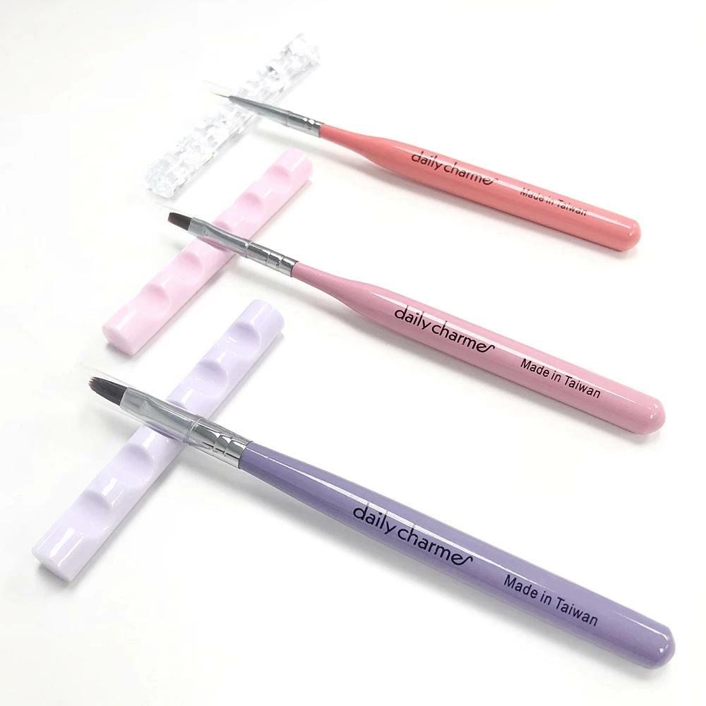 1688 Nail Art Brush Holder / Transparent / Pink / Purple 2 1688 Nail Art Brush Holder / Transparent / Pink / Purple
