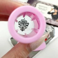 1688 Clear Jelly Stamper & Scraper Set / Pink Tools