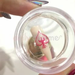 1688 - MeiCaiLin XL Clear Jelly Stamper With Clear Handle & Scraper Set