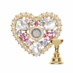 Daily Charme Princess Heart Nail Tip Stand 2PC Set