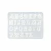 1688 - MeiCaiLin Silicone Nail Art Mold / Uppercase Alphabets New Arrivals