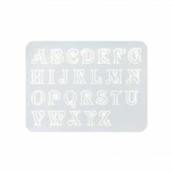 1688 - MeiCaiLin Silicone Nail Art Mold / Uppercase Alphabets New Arrivals