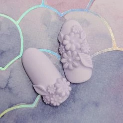 1688 Silicone Nail Art Mold / Dainty Florals