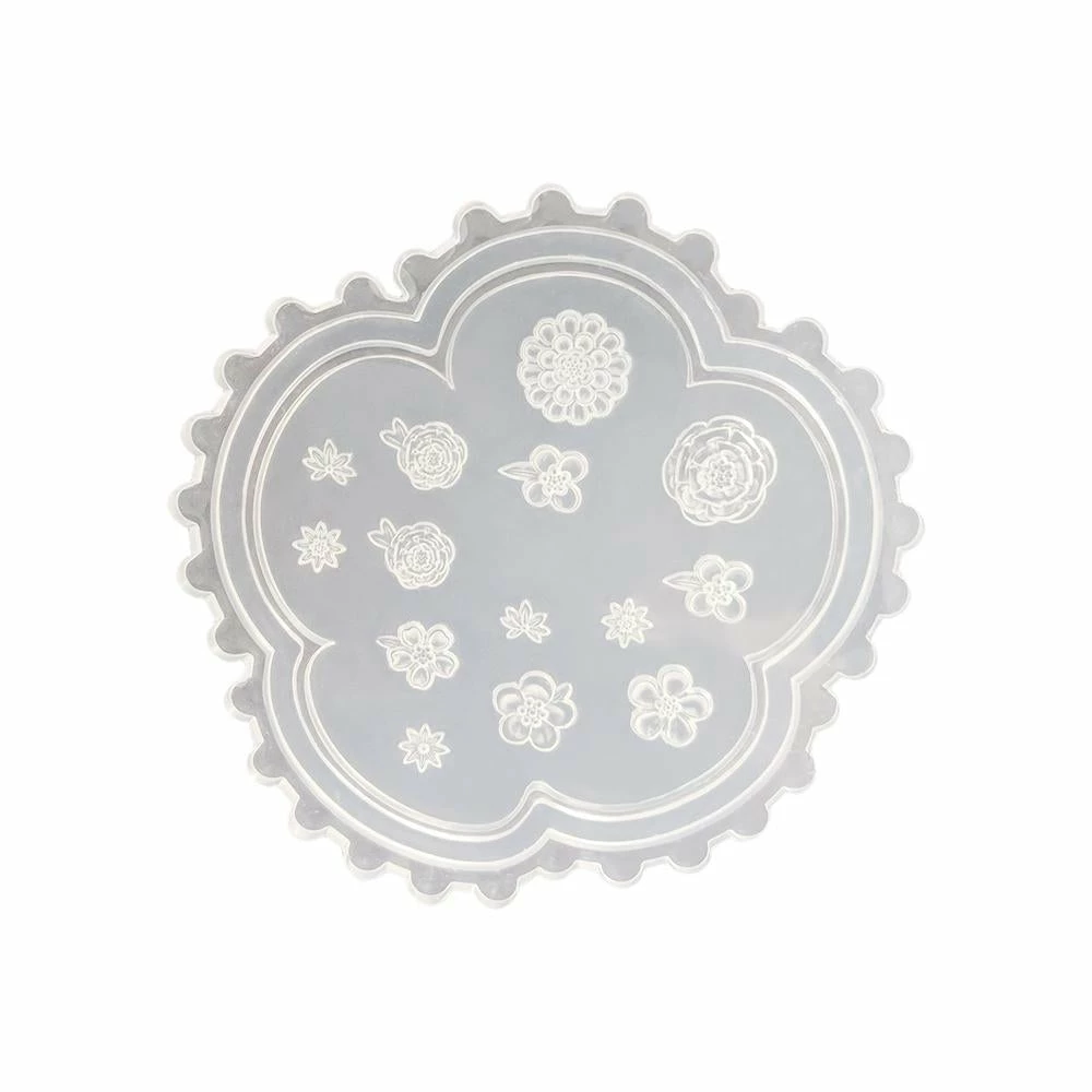 1688 Tools Silicone Nail Art Mold / Camellia Bouquet 1 1688 Tools Silicone Nail Art Mold / Camellia Bouquet