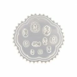 1688 Tools Silicone Nail Art Mold / Antique Cameos