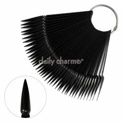 1688 - MeiCaiLin Nail Art Swatch Sticks / Stiletto / Black Tools