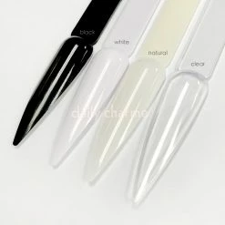 1688 - MeiCaiLin Nail Art Swatch Sticks / Stiletto / White