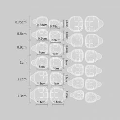 1688 Tools Press On Nail Double Sided Sticker