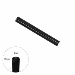 Nail Partner Nail Art Brush Cap / Black / 8mm X 80mm Japanese Nail Art