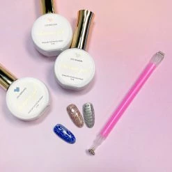 1688 Double-Sided Flower & Stripe Magnetic Pen