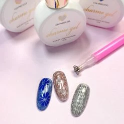 1688 Double-Sided Flower & Stripe Magnetic Pen