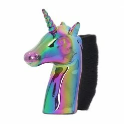 1688 Tools Dark Rainbow Unicorn Head Makeup Brush