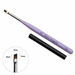 Nail Partner Colorful Gel Brush / Short Angular