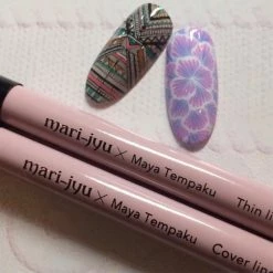 Nail Partner Mari-jyu × Maya Tempaku Art Brush / Thin Liner