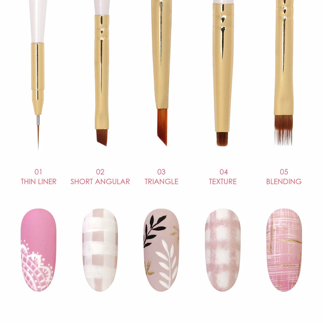 Passet Daily Charme Nail Art Brush / 10 Piece Set 4 Passet Daily Charme Nail Art Brush / 10 Piece Set