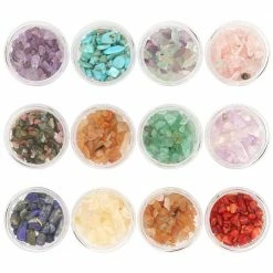 Julia Natural Nail Art Gemstones / 12 Colors