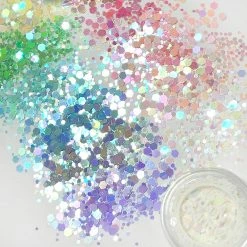 Aliexpress Iridescent Pastel Hex Mix Glitter Set / 12 Jars Candy Nails - 20% Off