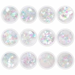 Aliexpress Nail Art Aurora Iridescent Mixed Shape Glitter Set / 12 Jars