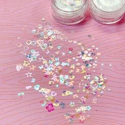 Aliexpress Nail Art Aurora Iridescent Mixed Shape Glitter Set / 12 Jars