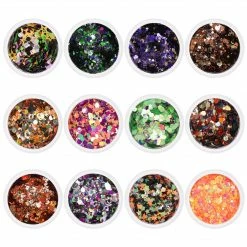 Aliexpress Spooky Halloween Glitter Mix Set / 12 Jars Nail Art