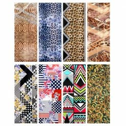 MORE BEAUTY Nail Art Foil Paper Bundle / Fashionista Prints / 8 Designs