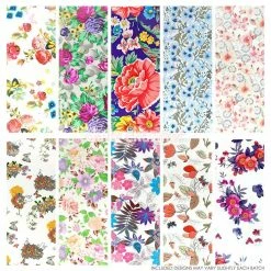 MORE BEAUTY Nail Art Foil Paper Bundle / Floral / 10 Designs / 100 Pieces