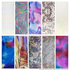 MORE BEAUTY Best Sellers Nail Art Foil Paper Bundle / Texture / 10 Designs / 100 Pieces