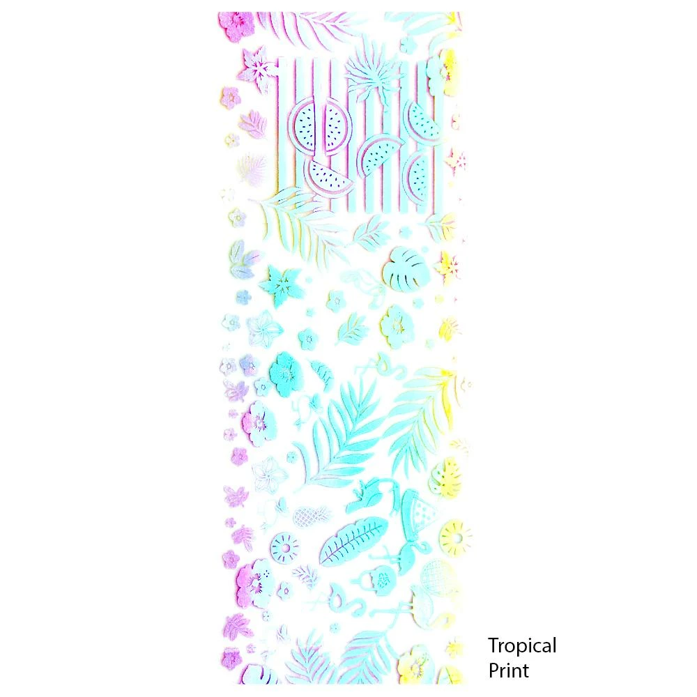MORE BEAUTY Summer Nails Nail Art Foil Paper / Holographic Prints 2 MORE BEAUTY Summer Nails Nail Art Foil Paper / Holographic Prints