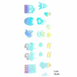 MORE BEAUTY Summer Nails Nail Art Foil Paper / Holographic Prints 12 MORE BEAUTY Summer Nails Nail Art Foil Paper / Holographic Prints