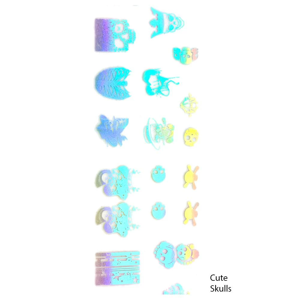 MORE BEAUTY Summer Nails Nail Art Foil Paper / Holographic Prints 6 MORE BEAUTY Summer Nails Nail Art Foil Paper / Holographic Prints