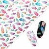 1688 - MuJia Nail Art Foil Paper / Colorful Feathers