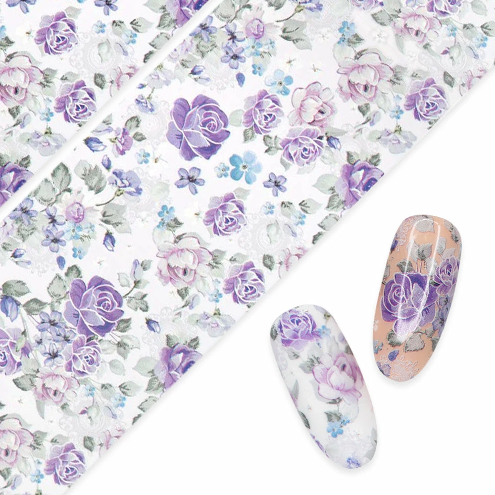 MORE BEAUTY Nail Art Foil Paper / Lavender Roses Wedding Season 1 MORE BEAUTY Nail Art Foil Paper / Lavender Roses Wedding Season