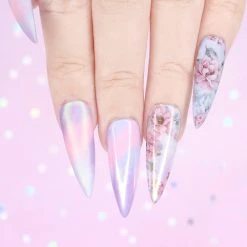 MORE BEAUTY Nail Art Foil Paper / Tea Time Roses Wedding Season