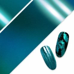 1688 - WangHao Nail Art Foil Paper / Teal