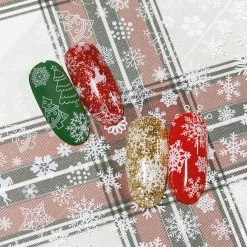 1688 - MuJia Nail Art Foil Paper / Snowy Forest