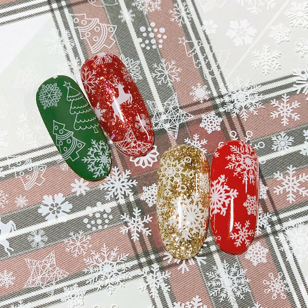 1688 - MuJia Nail Art Foil Paper / Snowy Day 2 1688 - MuJia Nail Art Foil Paper / Snowy Day