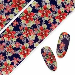 MORE BEAUTY Nail Art Foil Paper / Holiday Poinsettia