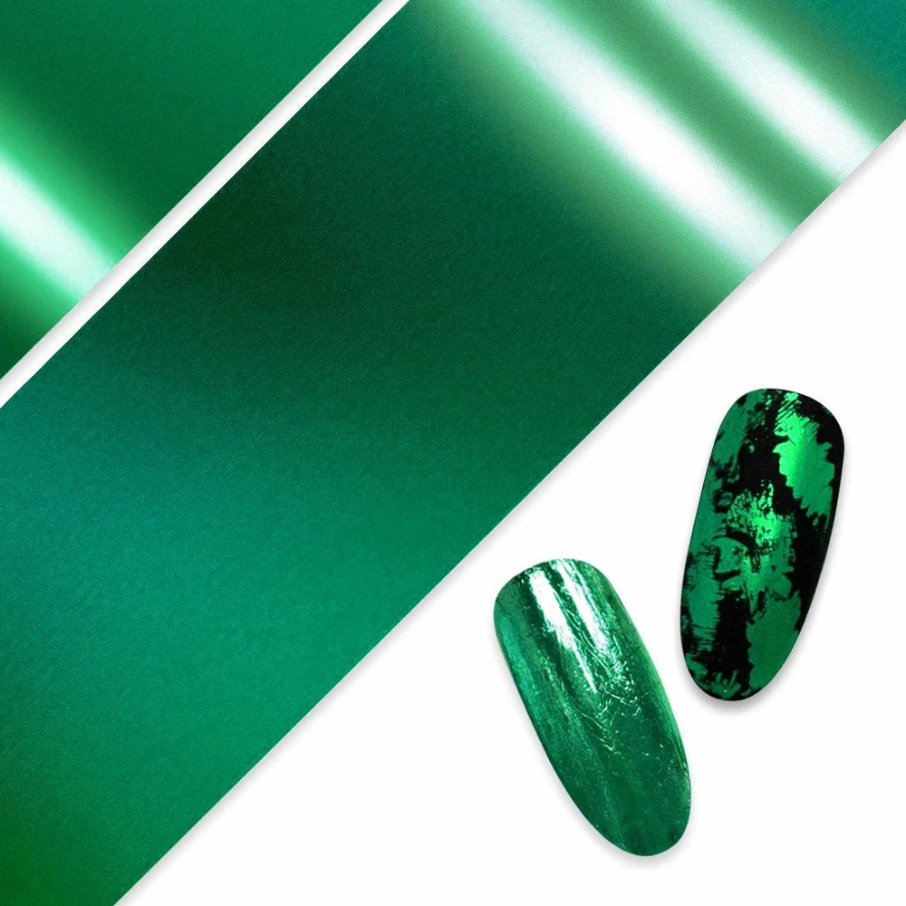 1688 - WangHao Nail Art Foil Paper / Emerald Green 1 1688 - WangHao Nail Art Foil Paper / Emerald Green