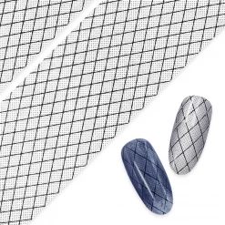 1688 Nail Art Foil Paper / Fishnet Lace / Black