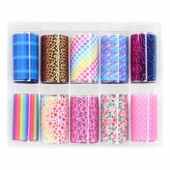 1688 - MuJia Nail Art Foil Box / Rainbow Pop Pride Month