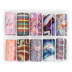 1688 - MuJia Nail Art Foil Box / Bohemian Retreat